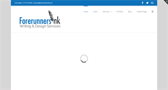 Desktop Screenshot of forerunnersink.com
